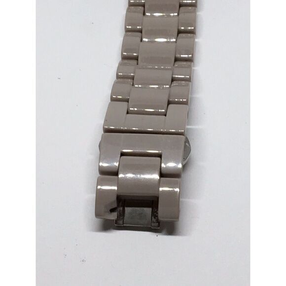 Michael Kors Ceramic Watch Bracelet Case Links Parts Band 18mm Purple A635 - Picture 2 of 7